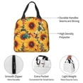 thumbnail image 4 of Honeii Colorful Bohemian Sunflower Print Lunch Bag Women, Lunch Box Lunch Bag for Women Adult Men, Small Leakproof Cute Lunch Tote Large Capacity Reusable, 4 of 8