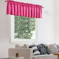 thumbnail image 5 of DefiDgd 54x18inch Solid Color Small Window Valance Curtains,Modern Rod Pocket Short Curtains for Bathroom Basement Kitchen(C), 5 of 6