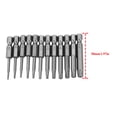 thumbnail image 4 of Screwdriver Bits Screwdriver Bits Set  Vanadium Steel 12Pcs  Vanadium Steel 1 4In Hex Shank T5 T40  Security Star Screwdriver Bits, 4 of 8