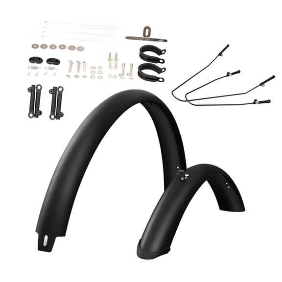 Baoblaze Mountain Bike Mud Guards Full Cover with Mounting Hardware Road Bike Fenders 29 Inch Black Brace