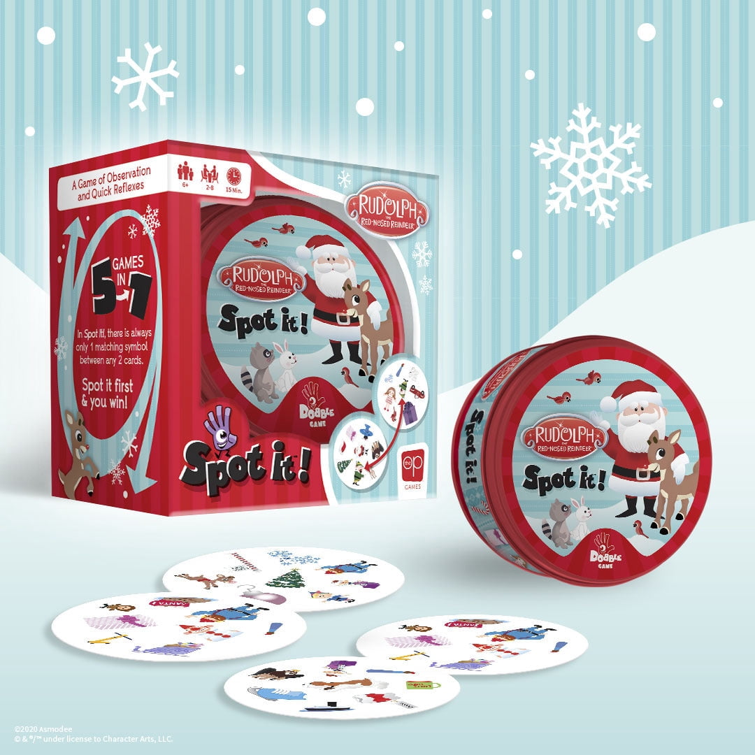 Rudolph the red-nosed Reindeer® Spot it™!, by USAopoly