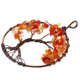 thumbnail image 1 of Árbol de la , en alambre, chips de piedras naturales, colgantes, joyería de bricolaje, regalos naranja Salvador Colgante de collar, 1 of 10