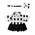 thumbnail image 2 of Soccer Goose Outfit for Garden Statue with Bow Headband and Skirt, Outdoor Weatherproof Lawn Decoration for Porch, Party, or Game Day Decor, 2 of 4