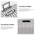 thumbnail image 5 of Easygdp Airplane Double-Sided Printed Elastic Suitcase Protective Cover,Invisible Zipper, Business Trip Luggage Cases,Washable And Resistant To Falling -Medium, 5 of 9