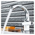 thumbnail image 3 of Single Cold Water Faucet Silver Bathroom Taps Single Handle Deck Mounted Basin Tap, 3 of 6