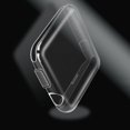 thumbnail image 6 of 2 Pack Case with Tempered Glass Screen Protector for Apple Watch Series 7 41/45mm, Slim Guard Bumper Full Coverage PC Protective Cover HD Ultra-Thin Cover for iWatch 41/45mm Accessories, 6 of 6
