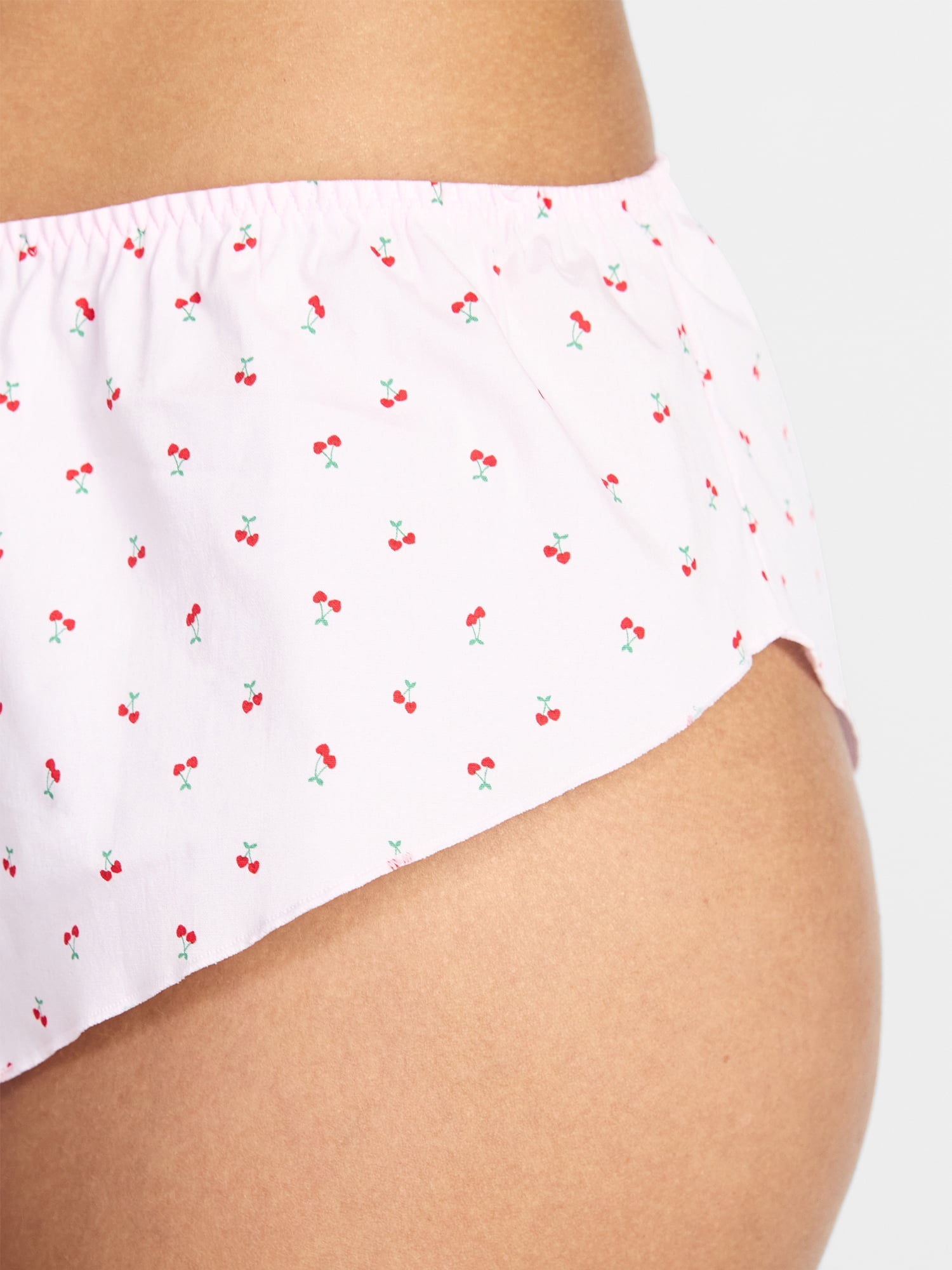 No Boundaries Woven Cotton Flutter Short Panties, Women's, Sizes XS-XXXL