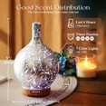 thumbnail image 3 of Porseme Silver Plated Essential Oil Diffuser Glass Aromatherapy Ultrasonic Humidifier Cool Mist, Auto Shut-Off,Timer Setting, BPA Free for Home Hotel Yoga Leisure SPA Office Premium Gift 150ml, 3 of 7