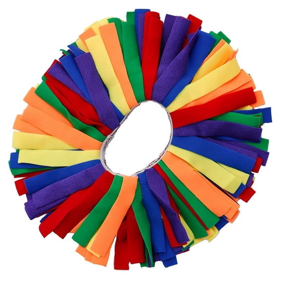 Pomchies Original Hair Tie, Brightly Colored Ponytail Holder Pom-Pom, Rainbow 274, 1 Pc