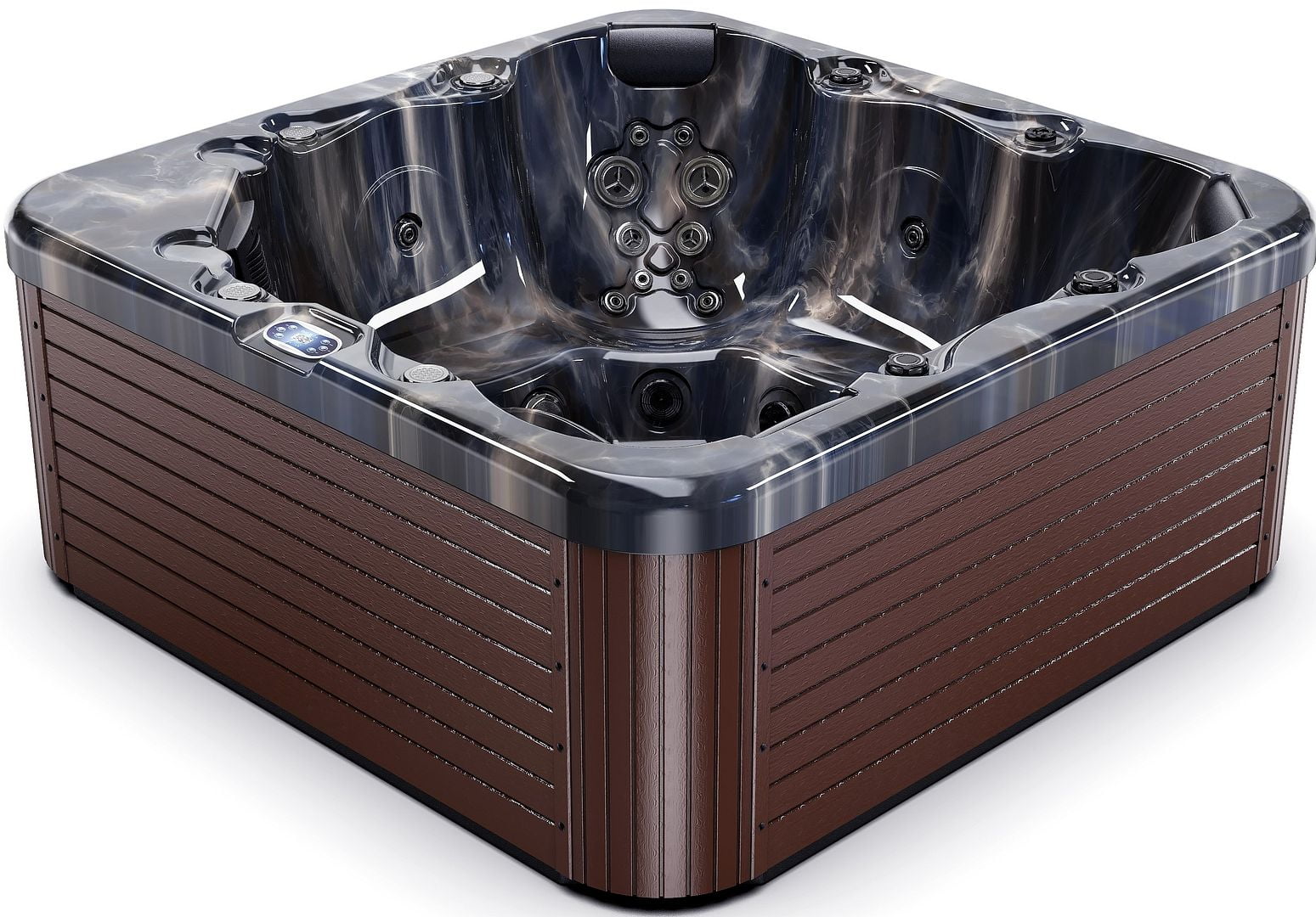 Luxuria Spas Essence 6Person 55Jet Plug and Play Lounger Hot Tub with