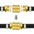 thumbnail image 5 of Ana Two-way Female Female Connector Solid Brass Garden Hose Female-to-female Hose, 5 of 9