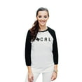 thumbnail image 2 of Thread Tank Local Texas State Unisex 3/4 Sleeves Baseball Raglan White Black Large, 2 of 4