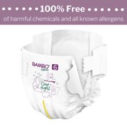 Bambo Nature Overnight Diapers, Eco-Friendly Disposable Baby Diapers - Size 6, 35+ lbs, 20 Count, 1 Pack
