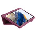 thumbnail image 2 of Para Samsung Galaxy Tab A8 10.5 (2021) Funda De Tableta Con Textura De Litchi Cubierta Protectora De Cuero PU Con Auto Wake/Sleep - Negro, 2 of 5