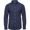 thumbnail image 1 of Tee Jays - Camisa Oxford de manga larga Perfect para chico hombre (Marino) Tee Jays UTPC3487_navy, 1 of 2