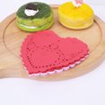 thumbnail image 2 of CIMAXIC Mariage 100 Pcs 4 Pouces Planches à Gâteau en Forme de Cœur Plateau de Base Cercle à Gâteau Robuste Planche à Dessert pour Anniversaire Mariage (Blanc et Rouge),4.13"X4.13 Pouces(L X L), 2 of 5