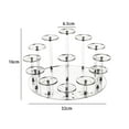 thumbnail image 2 of Xingzhi Round Acrylic Display Stand Tower Rings Organizer Holder for Perfume Showcase, 2 of 9