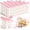 Pink, variant on 60 Pcs Wedding Favor Boxes 2.5 x 2.5 x 2.5 Inch Mini Small Gift Boxes Candy with Ribbon Wedding Souvenirs for Guests Thank for You Gift Bridal Shower Party Favor(Pink)