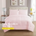 thumbnail image 2 of Juego de ropa de cama Sweet Home Collection, tamaño doble, color rosa pálido, 2 of 6