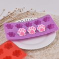 thumbnail image 2 of Cozihom Moldes de silicona con forma de pata de perro, 10 cavidades, grado alimenticio, para chocolate, caramelo, pastel, pudín, gelatina. 4 piezas, 2 of 5