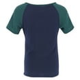 thumbnail image 5 of Olyvenn Stylish Women's Maternity Shirts Raglan Short Sleeves Nursing Tops Double Laye Breastfeeding Tees Pregnancy Clothes Blue 12, 5 of 7