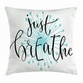 thumbnail image 1 of Ambesonne 16" x 16" Blue Polyester Decorative Pillow Cover, 1 of 2