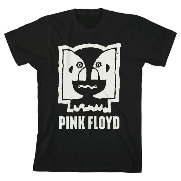 Pink Floyd The Division Bell Icon Youth Black Short Sleeve Crew Neck Graphic Tee-Medium