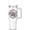 White-9, variant on One Lucky Nurse Tumbler with Handle, 40oz Stainless Steel Irish Coffee Cup, St. Patrick’s Day Gift for RN, Funny Nurse Week Appreciation Present for Women