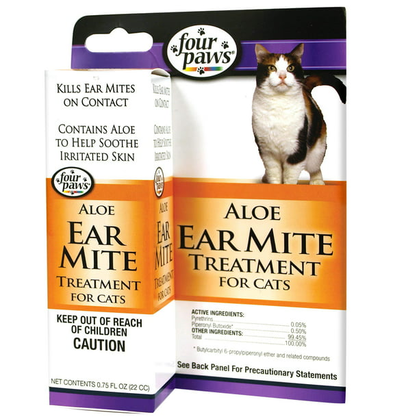 Four Paws Cat Ear Mite Remedy 075oz