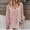 #7-Pink, variant on Pntutb Womens Summer Solid Color V-Neck Long Sleeve Chiffon Tops