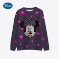 thumbnail image 3 of Nuevo suéter de mujer Disney Mickey Mouse Mickey y Minnie 3D Suéter de moda para hombre Otoño Invierno Suéter casual de manga larga, 3 of 5