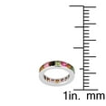 thumbnail image 4 of Genuine 8 Carat Natural Tourmaline Multi-Color Earrings & Ring Set In 925 Sterling Silver, 4 of 8