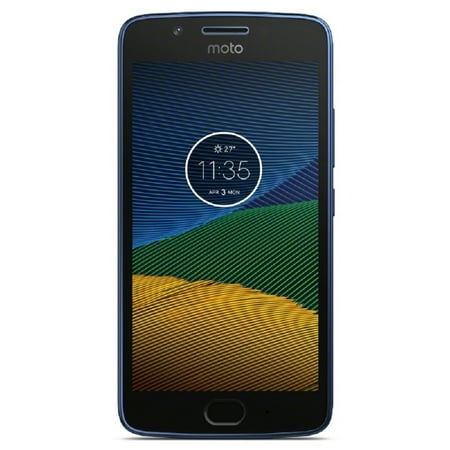Motorola Moto G5 Plus XT1680 32GB Unlocked GSM Phone w/ 12MP Camera - Sapphire Blue (Used)