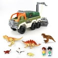 thumbnail image 4 of Vehicle Toy Remote Control Toys Engineering Car Model Plastic For Gifts Interactive Sound And Light Dinosaur Transporter, 4 of 15