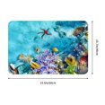 thumbnail image 3 of Fotbe Extra Durable Door Mat - Dirt Trapping Outdoor Welcome Mats - Non-Slip Outdoor Door Mats - Low Profile Front Door Mat - Indoor (16" x 24", Corals and Tropical Fish ), 3 of 9