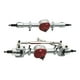 thumbnail image 4 of Reemplazos de carcasa de eje delantero y trasero RC Accesorios de bricolaje Kits de actualizaciones de modelos de autos RC Delantero trasero plateado, 4 of 9