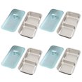 thumbnail image 1 of Snack Containers Agarra Y Go Reusable Doble Compartimento Acero Inoxidable (D), 1 of 9
