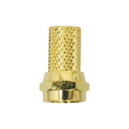 Ge GE 73259 RG6 Twist-On F Connectors, 2 pk JAS73259