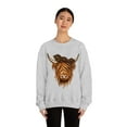 thumbnail image 4 of Highland Cow Hoodie, Cow Farm Sweatshirt , Farm Sweater, Animal Lover Sweatshirt, Leopard Boho Cow, Trendy, Unisex sweatshirt, 4 of 9