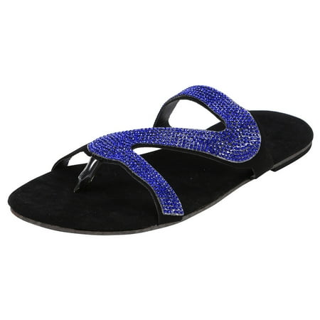 

Strungten Women s Casual Solid Crystal Roman Plus-size Flat Slippers Sandals Shoes blouses for women dressy casual sexy
