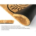thumbnail image 5 of Rugsmith Black Machine Tufted Welcome, Good bye Round Doormat, 18" x 30", 5 of 5