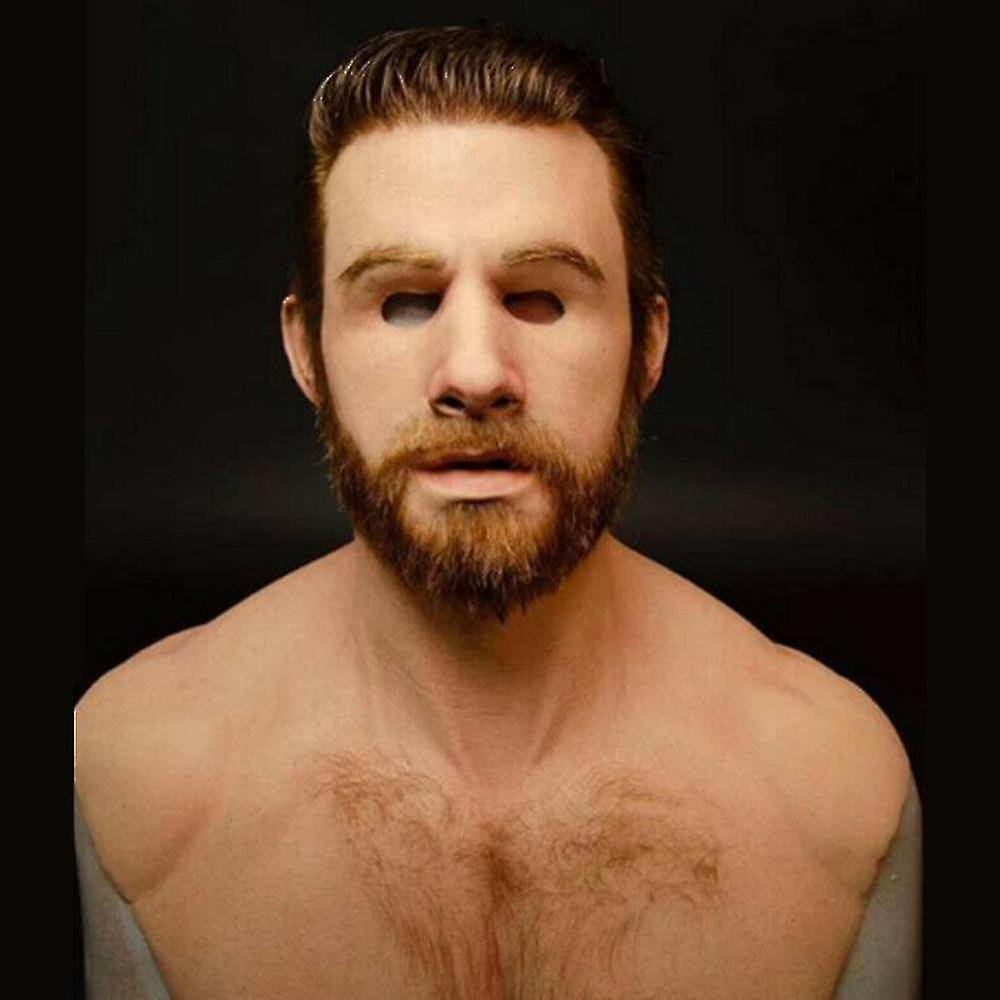 Latex Old Man Mask Male Disguise Cosplay Horror Grandparents Old People