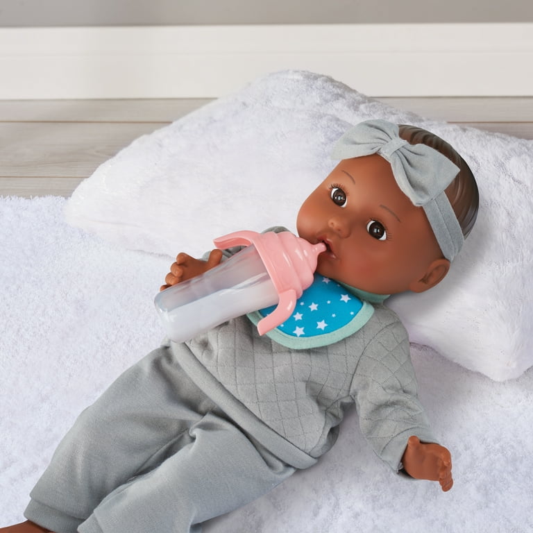 My Sweet Love Baby Doll Play Set 14-inch with Grey Outfit 12