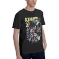 thumbnail image 2 of Kehlan Mens Womens Hip Hop Rap Trap Rapper Streetwear Vintage Style T-Shirt Black, 2 of 7