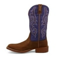 thumbnail image 6 of TWISTED X Adult Female 11in Tech X Distressed Saddle/Iris Western Boots, Size: 6.5, Width: B, 6 of 6