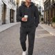 thumbnail image 4 of Ceisia Men's Loose Fit Fleece Tracksuit Set Full-Zip Hooded Jacket with Elastic Waist Drawstring Pants Gifts, 4 of 9