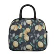 thumbnail image 2 of Lunch Bag Lunch Box for Women Reusable Insulated Lunch Bags,Water-Resistant Lemon Print Cooler Lunch Tote Bag, Large Capacity for Work Travel Picnic, 2 of 6