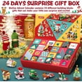thumbnail image 2 of 2023 Christmas DIY Hand Tear Countdown Calendar Blind Box Children's Party Gift Decompression Christmas Toys 24 Days Surprise Gift Box 6 in 1 Christmas Block Toys, 2 of 5