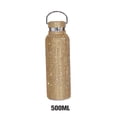 thumbnail image 3 of Advancent Frascos de vacío con purpurina de 350/500/600/750ml, diamantes de imitación aislados de acero inoxidable con asa, botella de agua Cocina y Comedor Dorado/500ml, 3 of 6