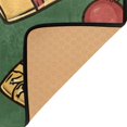 thumbnail image 3 of Yayeee Area Rugs for Living Room 5.2'x4' Non Slip Washable Bedroom Floor Carpet, Yellow Christmas Gingerbread, 3 of 6